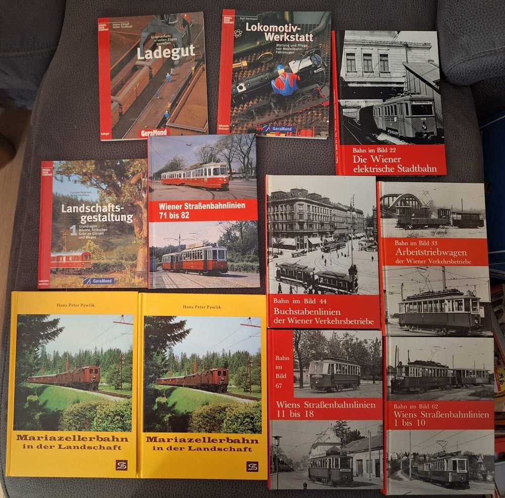 Verschiedene Modellbau-Ratgeber und Praxisbücher, 9 Bücher, Foto 1