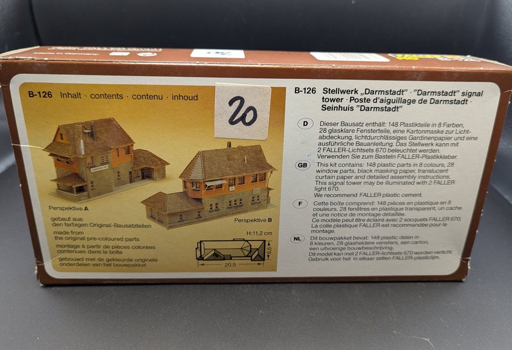 Faller Stellwerk 'Darmstadt' (B-126), Club Modell, Foto 2