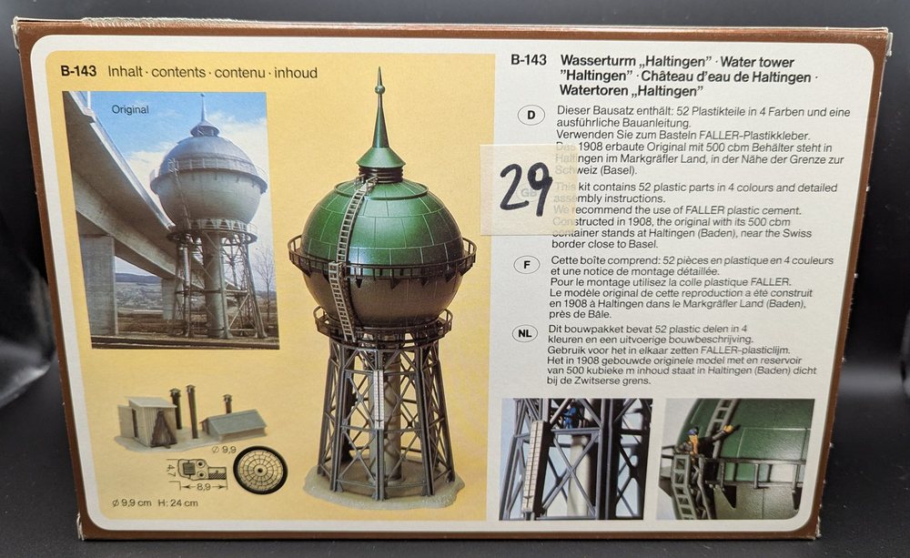 Faller Wasserturm 'Haltingen' (B-143), Club Modell, Foto 2