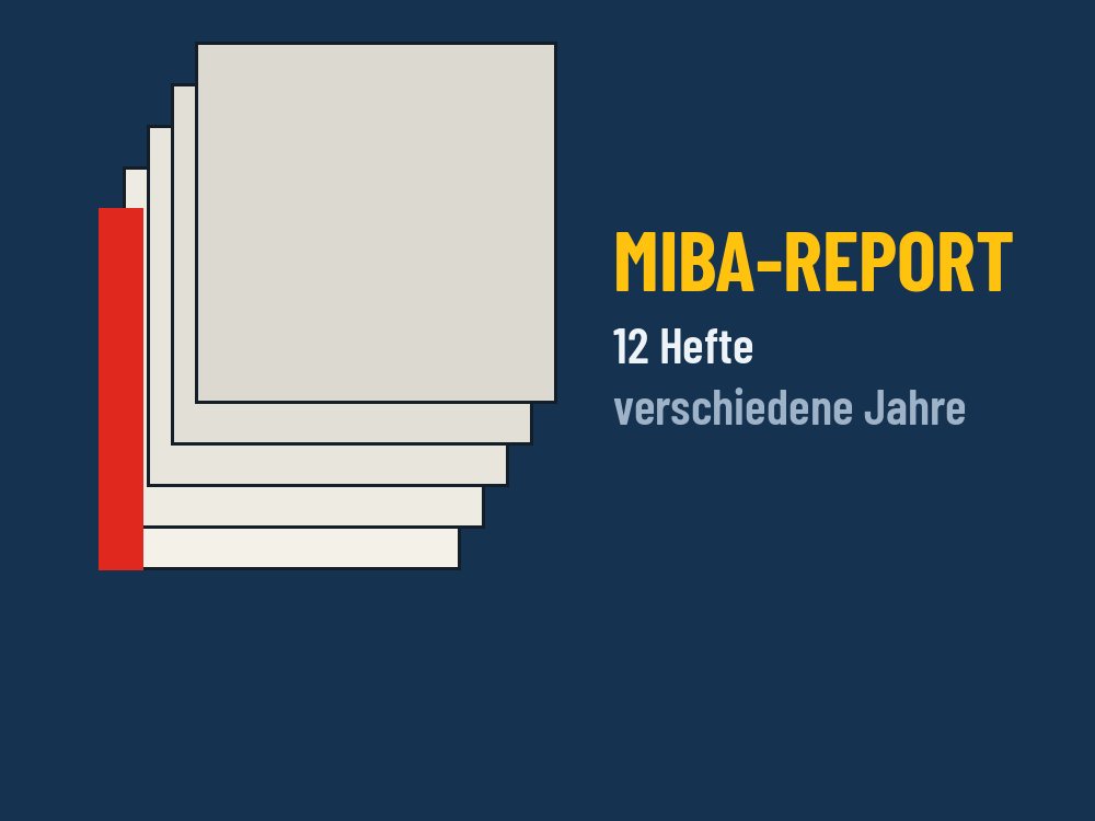 MIBA MIBA-Report, 12 Hefte, Foto 1