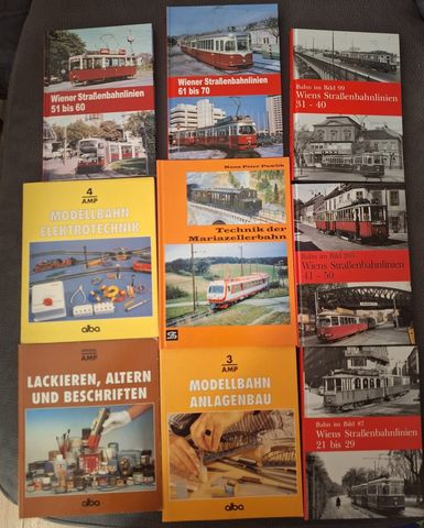alba alba Modellbahn-Praxis (AMP), 12 Bücher