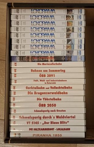Railway Media Group Bahn im Film (Railway Media Group, Wien), 12 DVDs