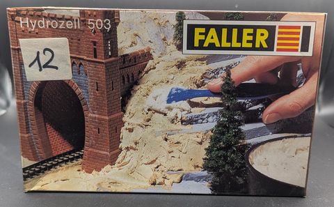 Faller Hydrozell 503, Geländebau-Spachtelmasse mit Spachtel, 120 g