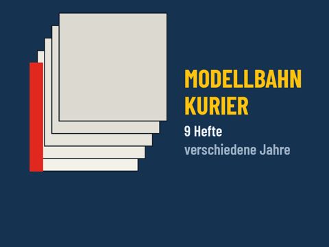 EK-Verlag Modellbahn Kurier, 9 Hefte
